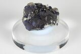 Purple Dodecahedral Fluorite Cluster - Yaogangxian Mine #185609-1